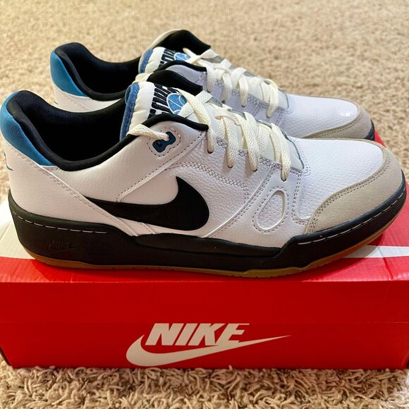 NEW Nike Men’s Full Force Low Top Sneakers Shoes HJ7262-100, Size 9 or 10 - Picture 2 of 16